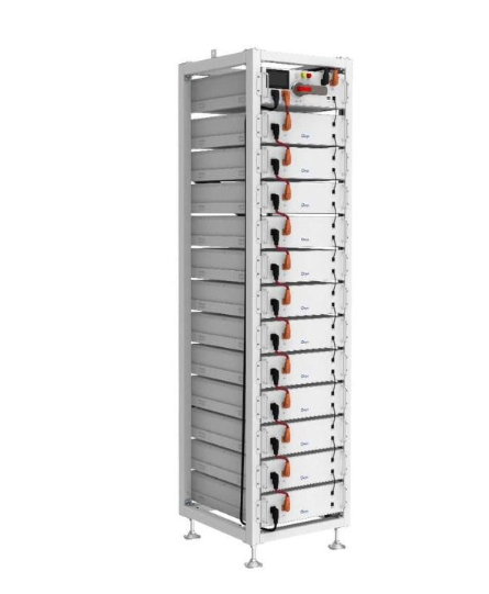 DEYE -Rack for 12 x Battery High Voltage -Bos G